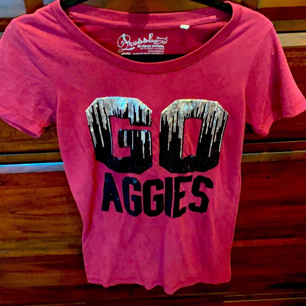 Go Aggies Pressbox shirt, medium.